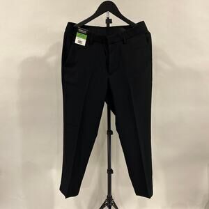 NWT Perry Ellis Portfolio Men's Slim Fit Performance Dress Pants - 32x30 - Black